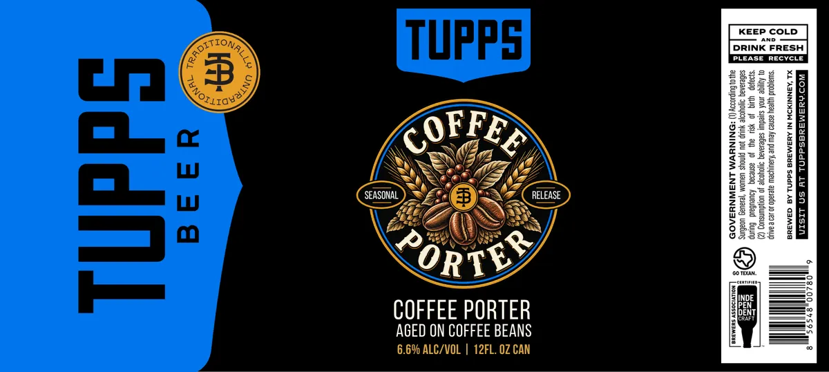 Coffee Porter label