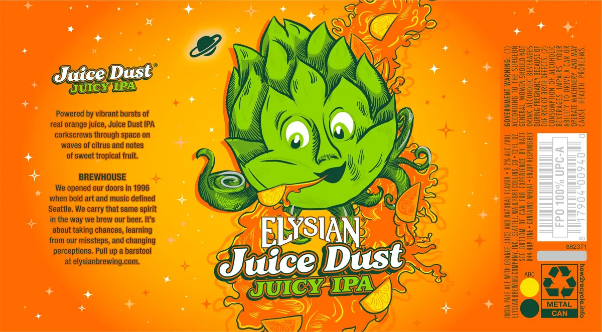 Juice Dust label