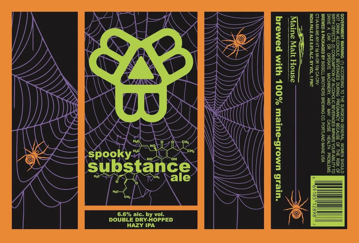 Spooky Substance Ale label