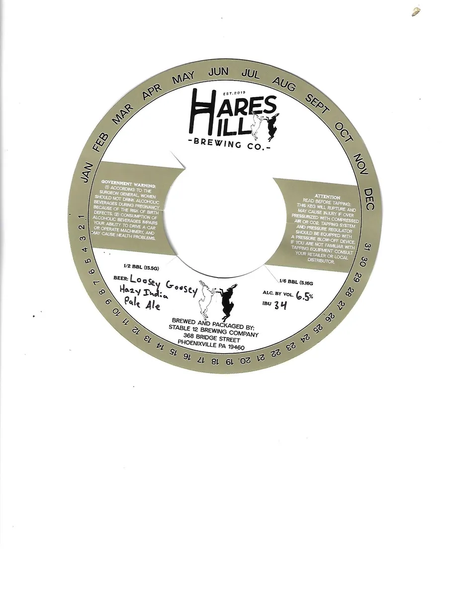 Loosey Goosey label