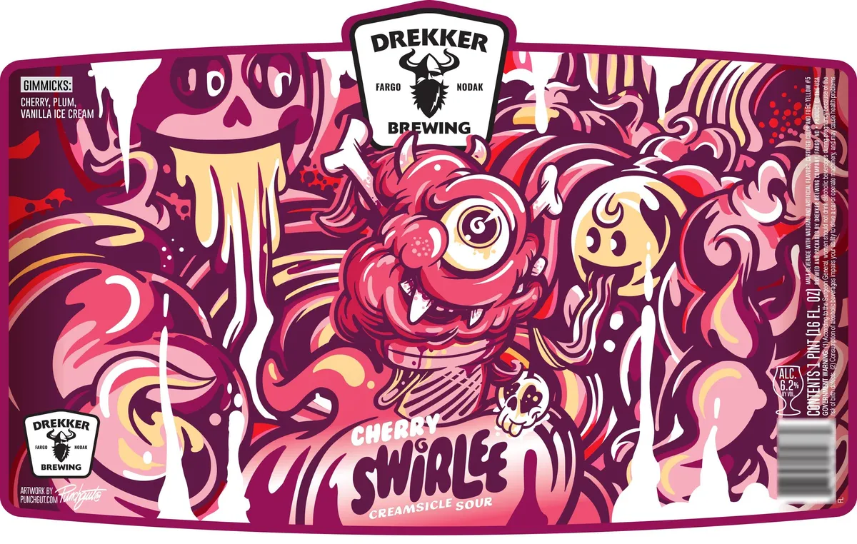 Cherry Swirlee label