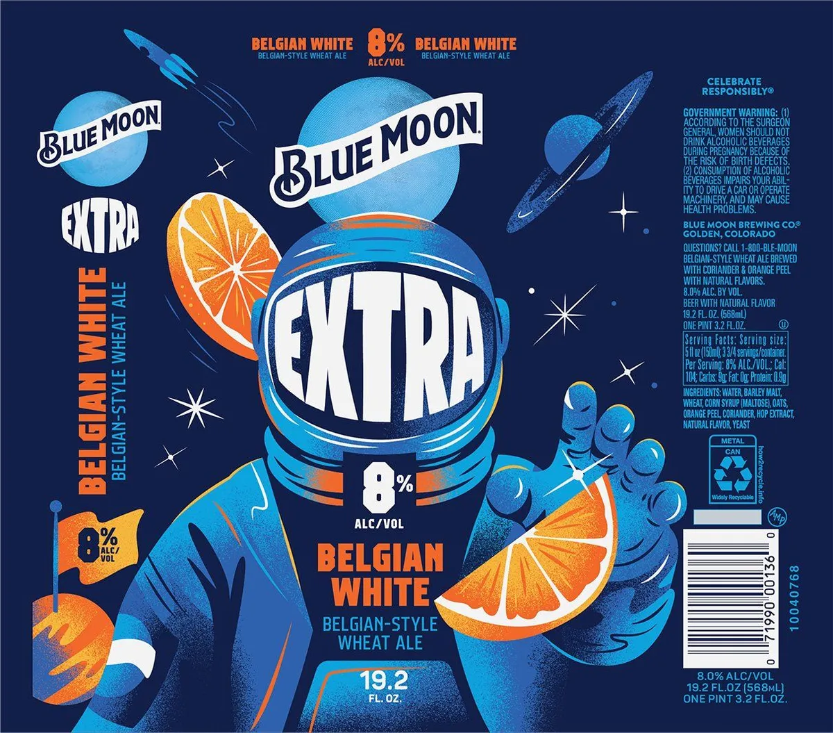 Blue Moon Extra Belgian White label