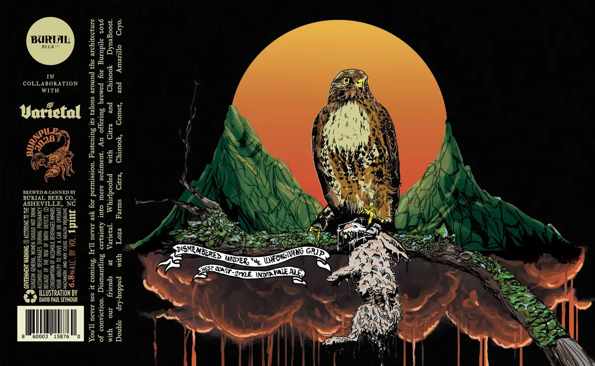Dismembered Under The Unforgiving Grip label