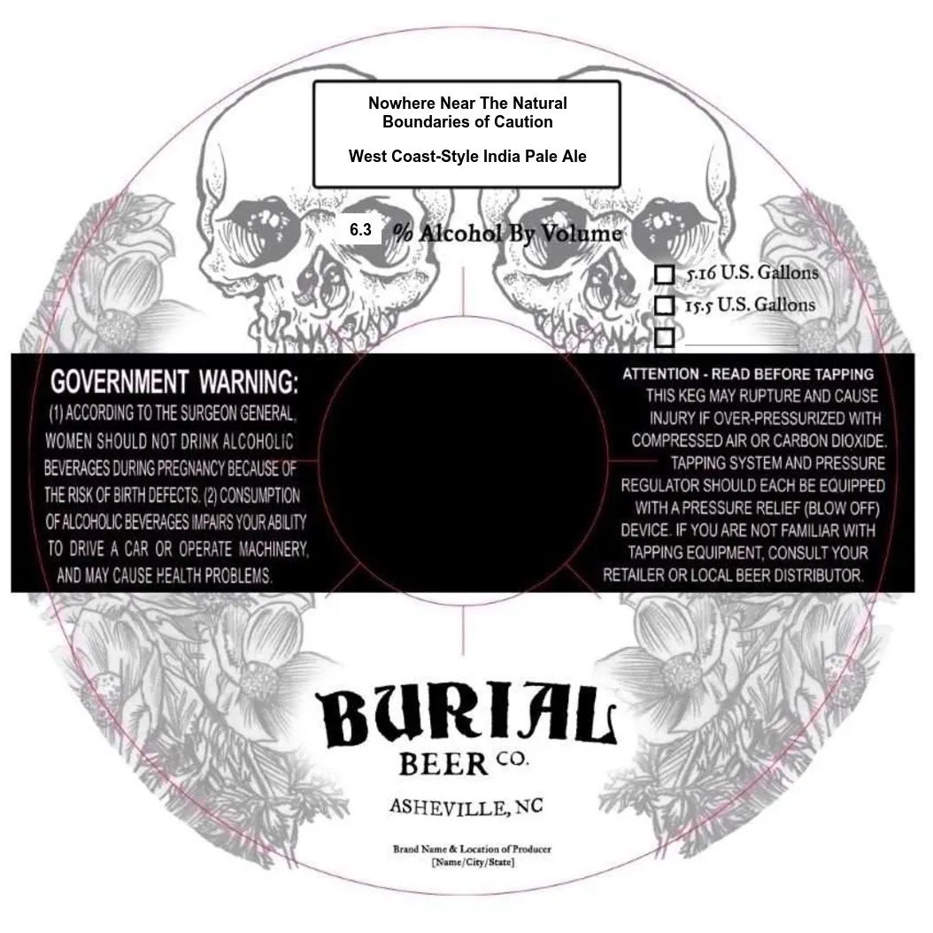 Nowhere Near The Natural Boundaries of Caution label
