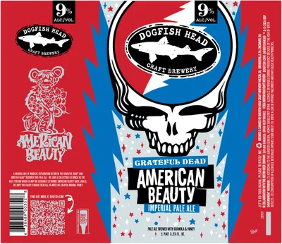Grateful Dead American Beauty label