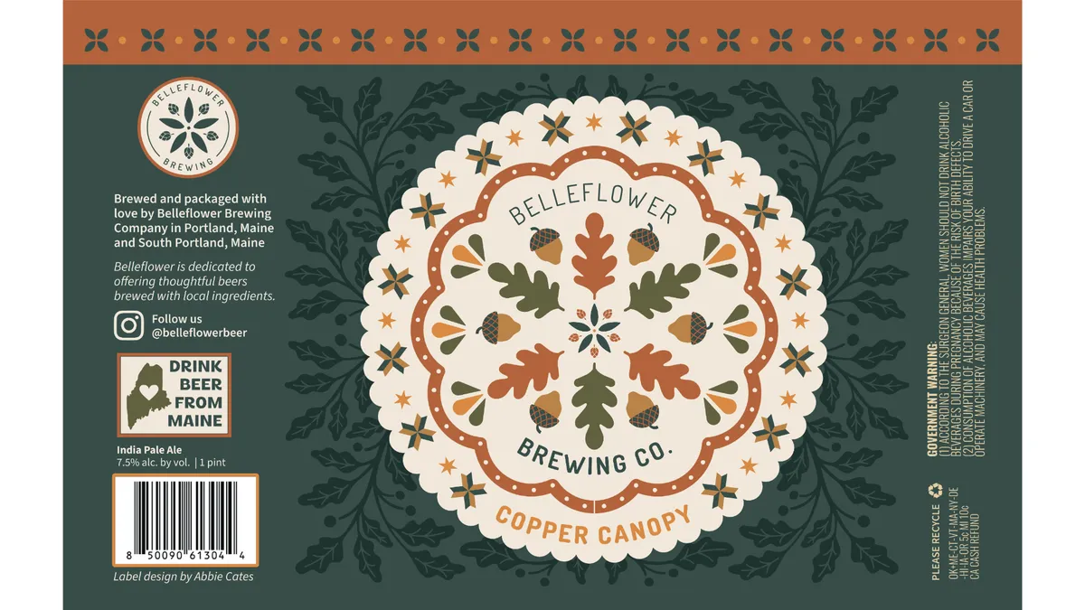 Copper Canopy label