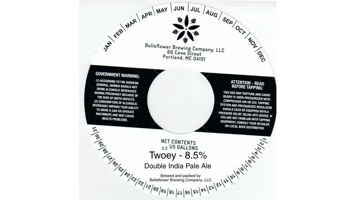 Twoey label