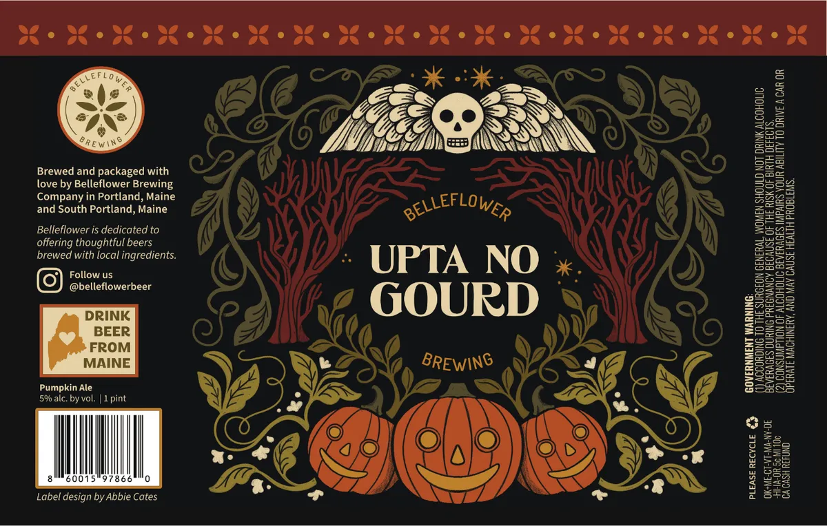 Upta No Gourd label