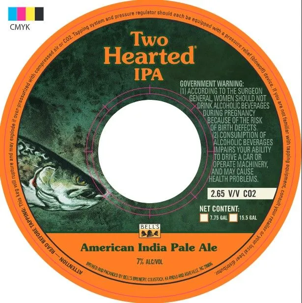 Two Hearted IPA label