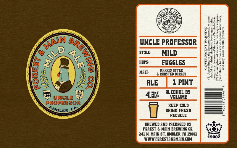 Uncle Professor label