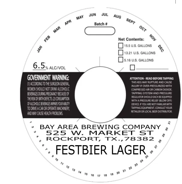 Festbier Lager label