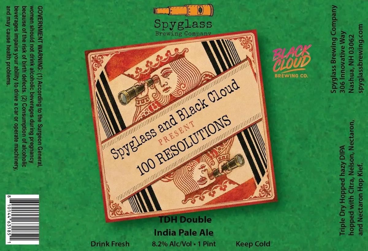 TDH Double India Pale Ale label