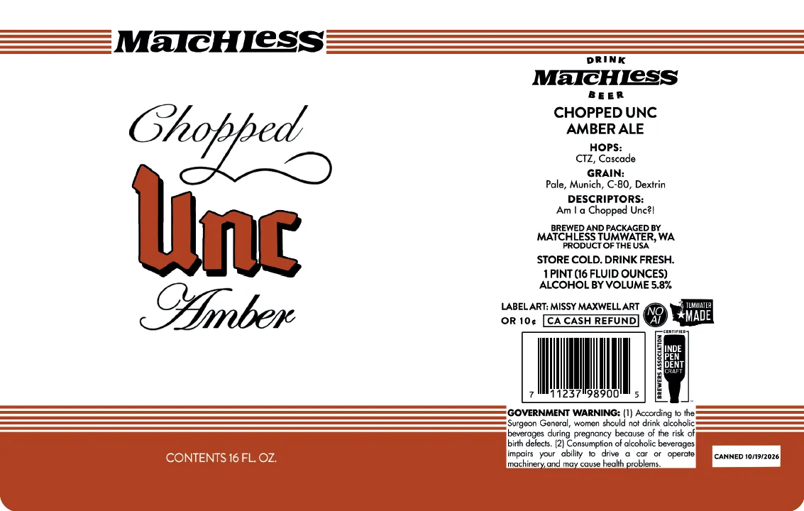 Chopped Unc label