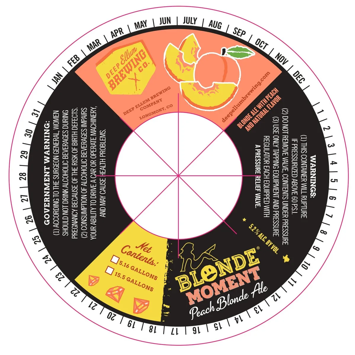 Blonde Moment label