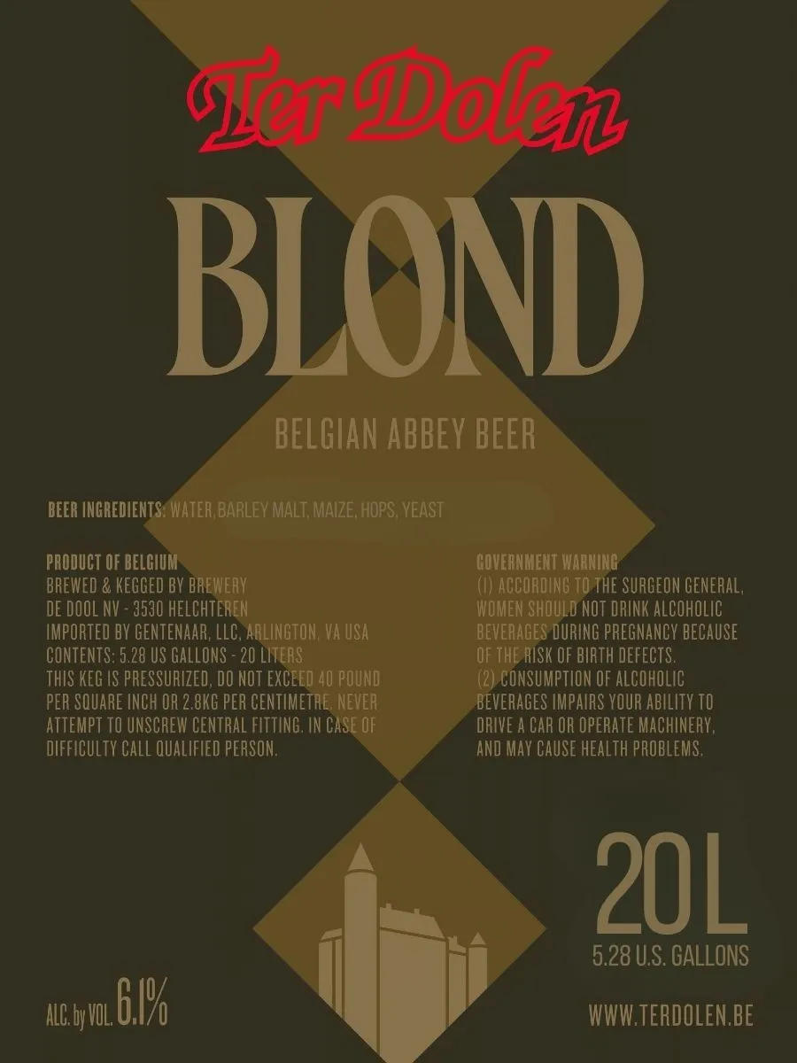 Blond label