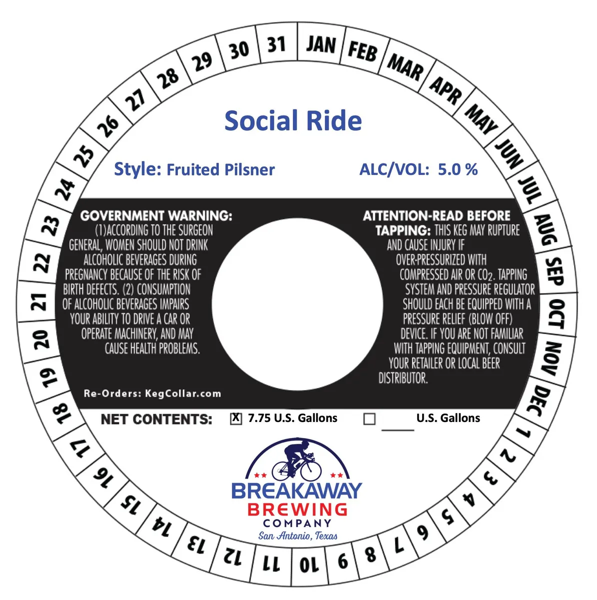 Social Ride label