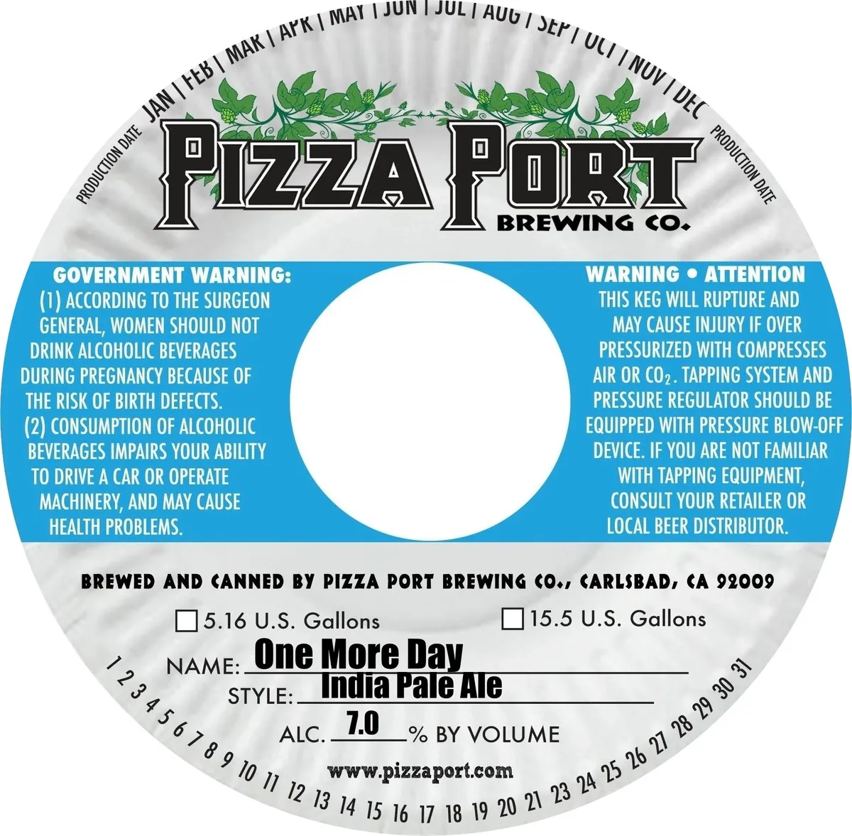 One More Day label