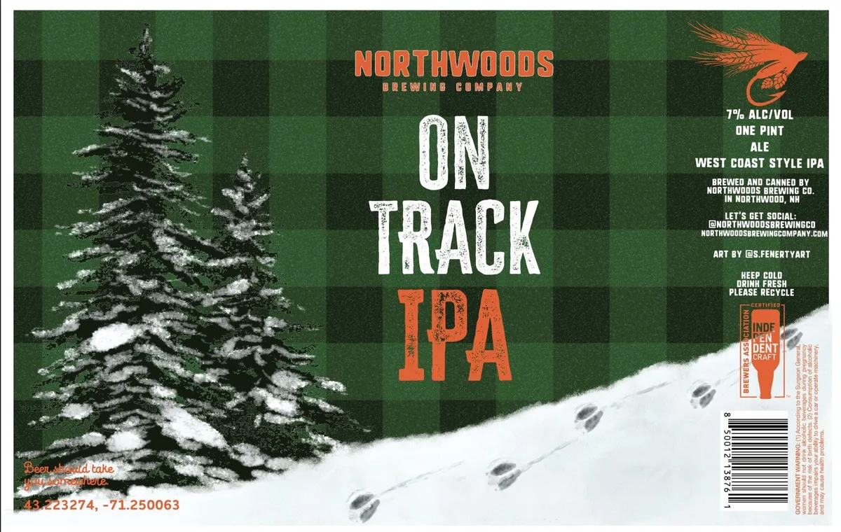 On Track IPA label