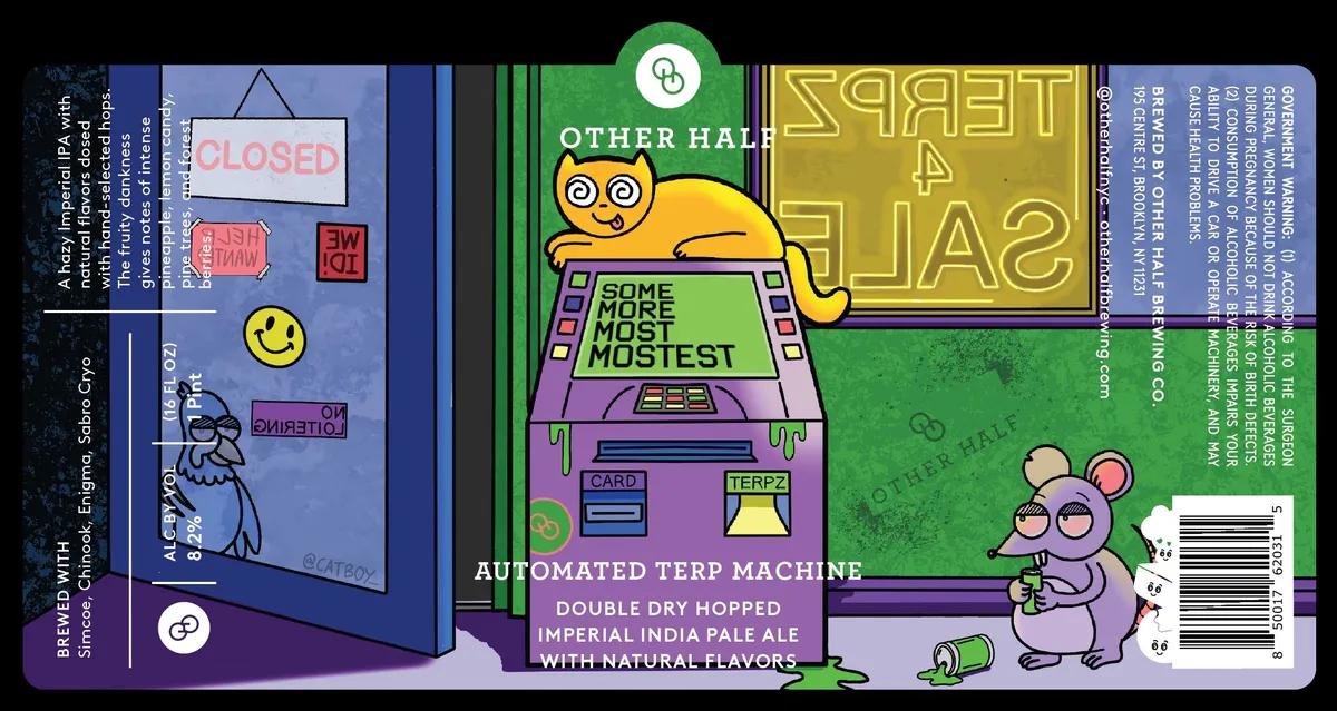 Automated Terp Machine label