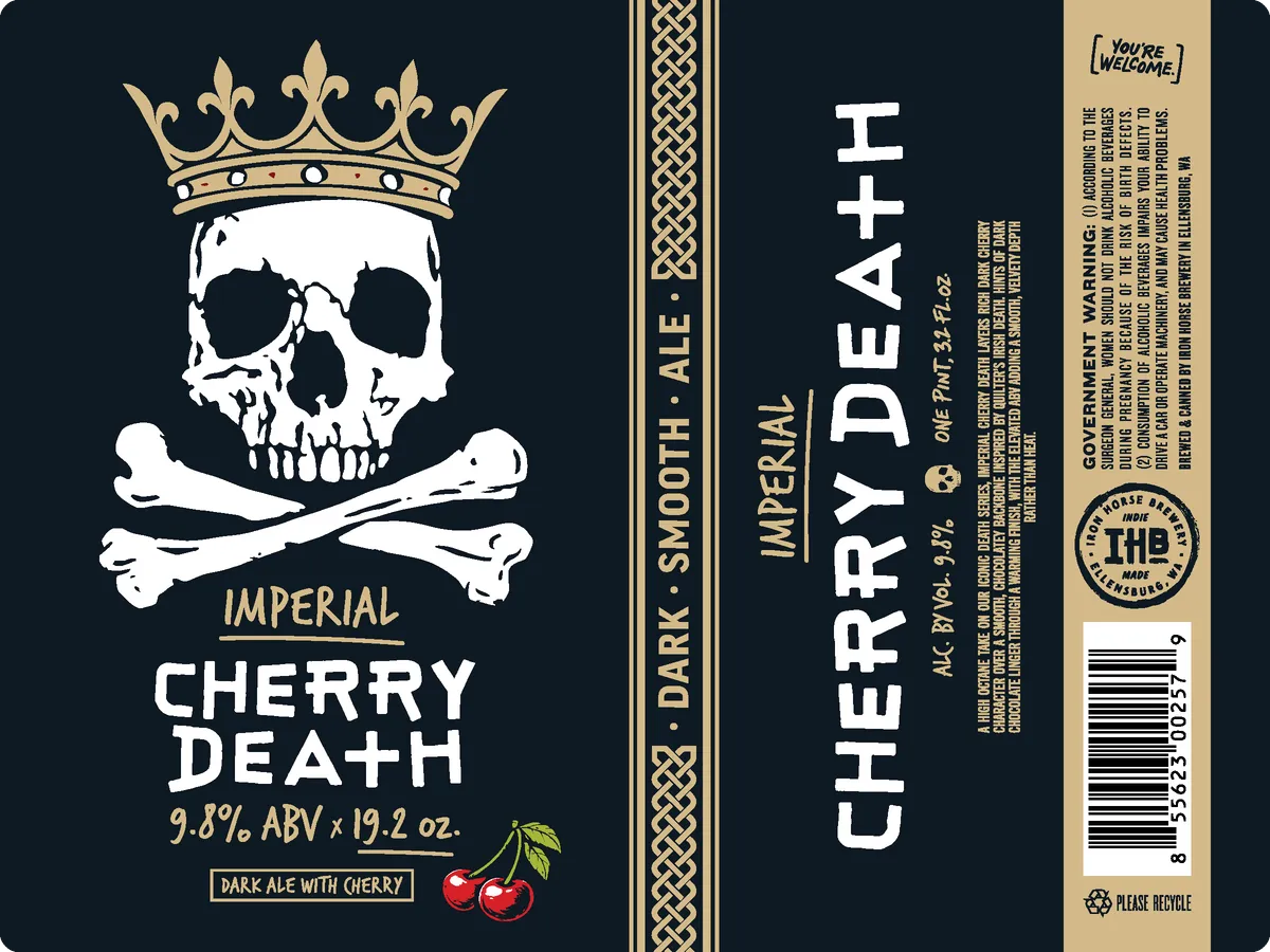 Imperial Cherry Death label