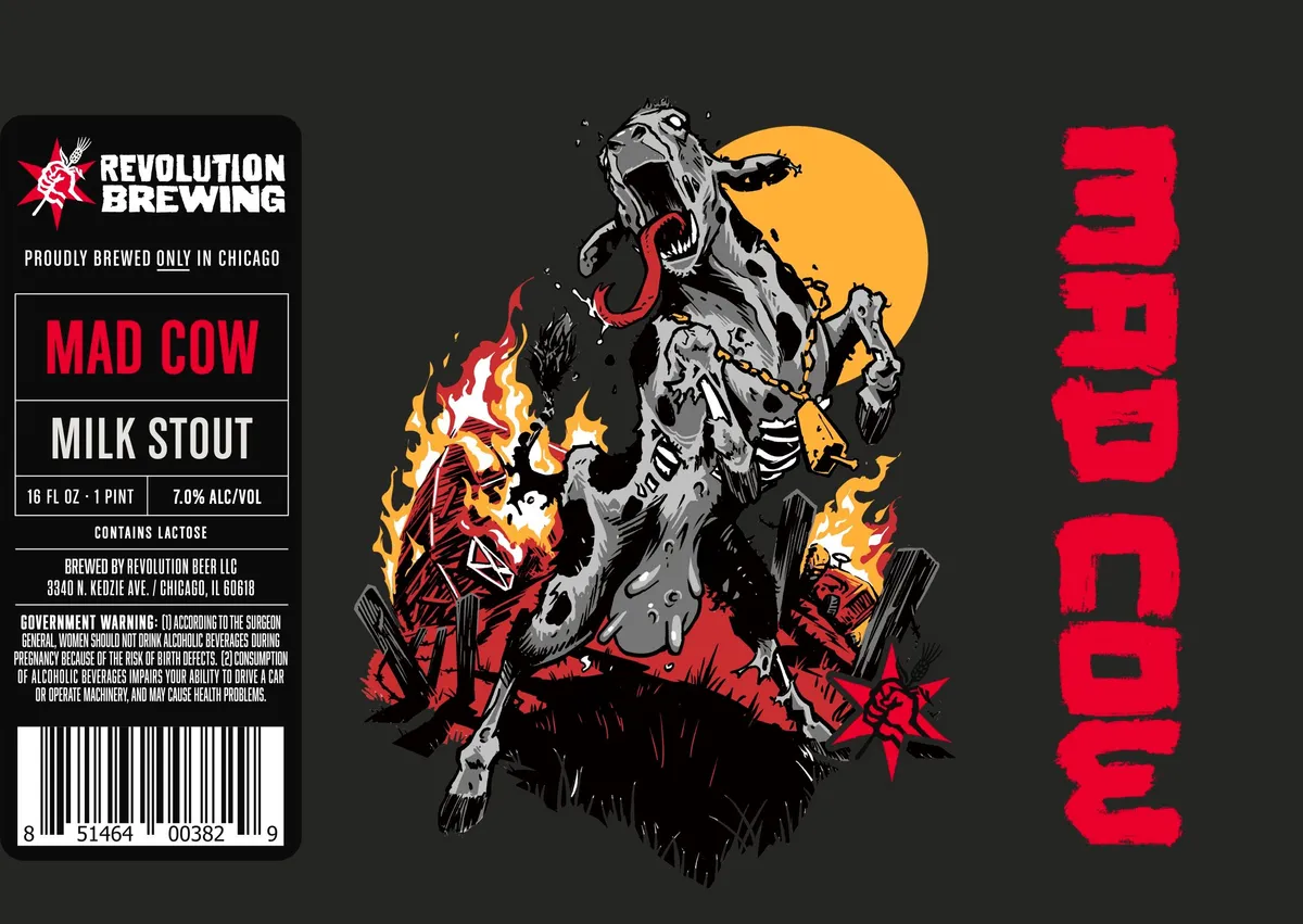 Mad Cow label