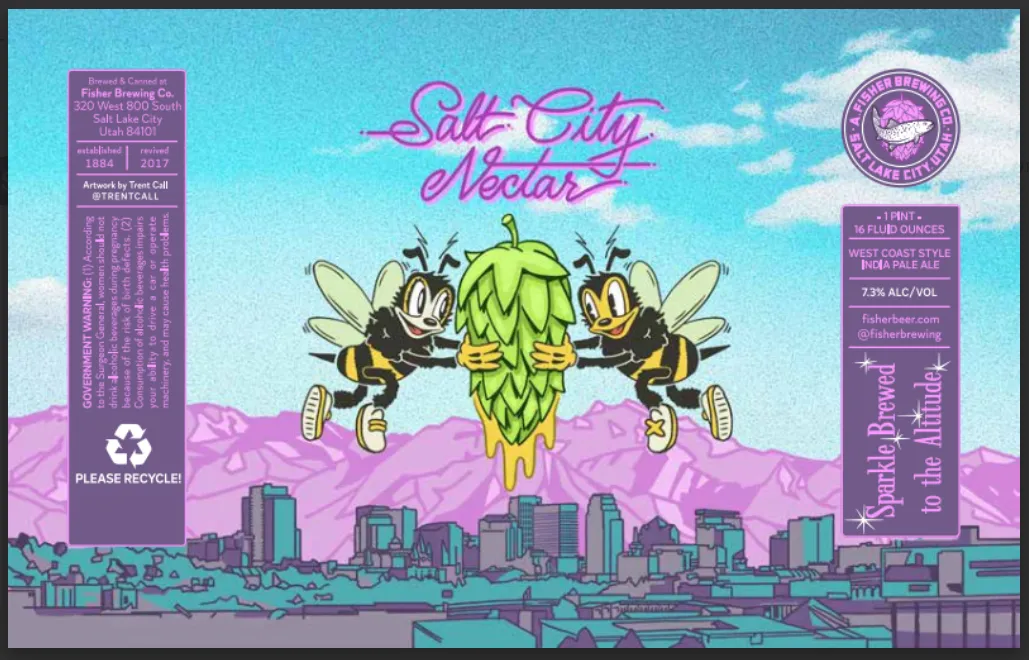 Salt City Nectar label