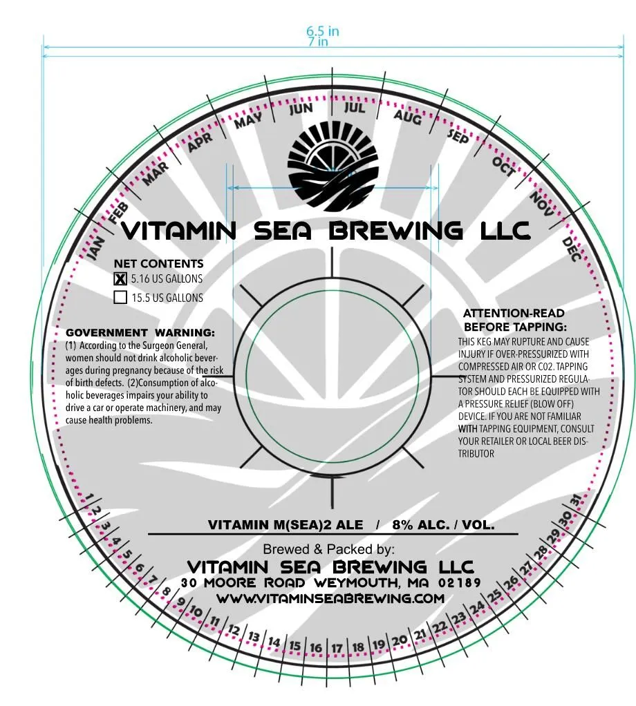 Vitamin M(Sea)2 label