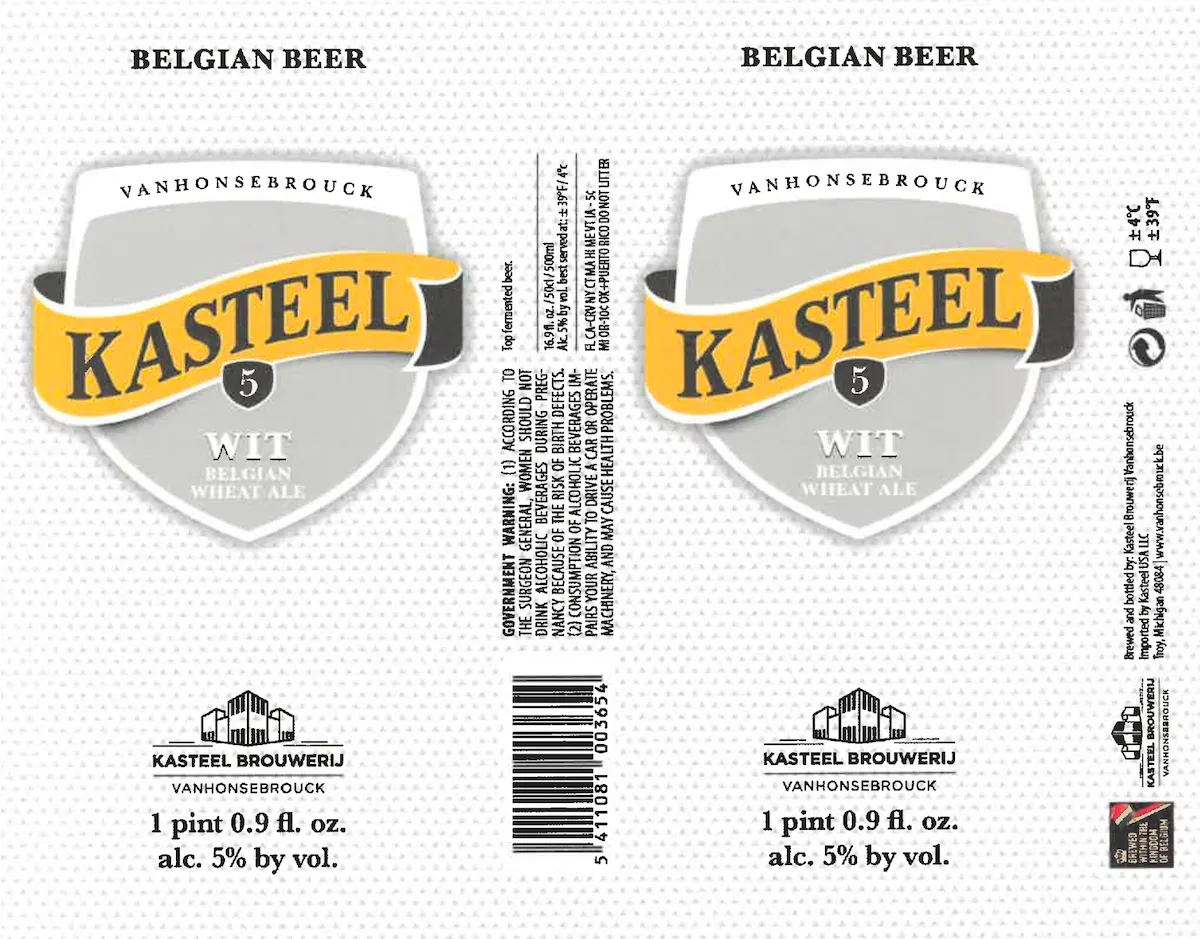 Kasteel Wit label