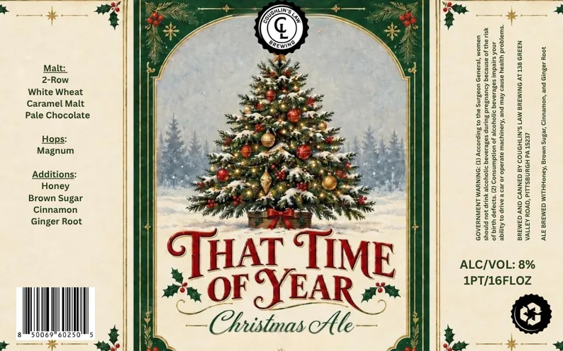 That Time of Year Christmas Ale label