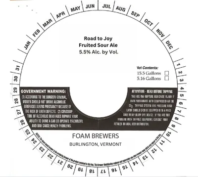 Road to Joy label