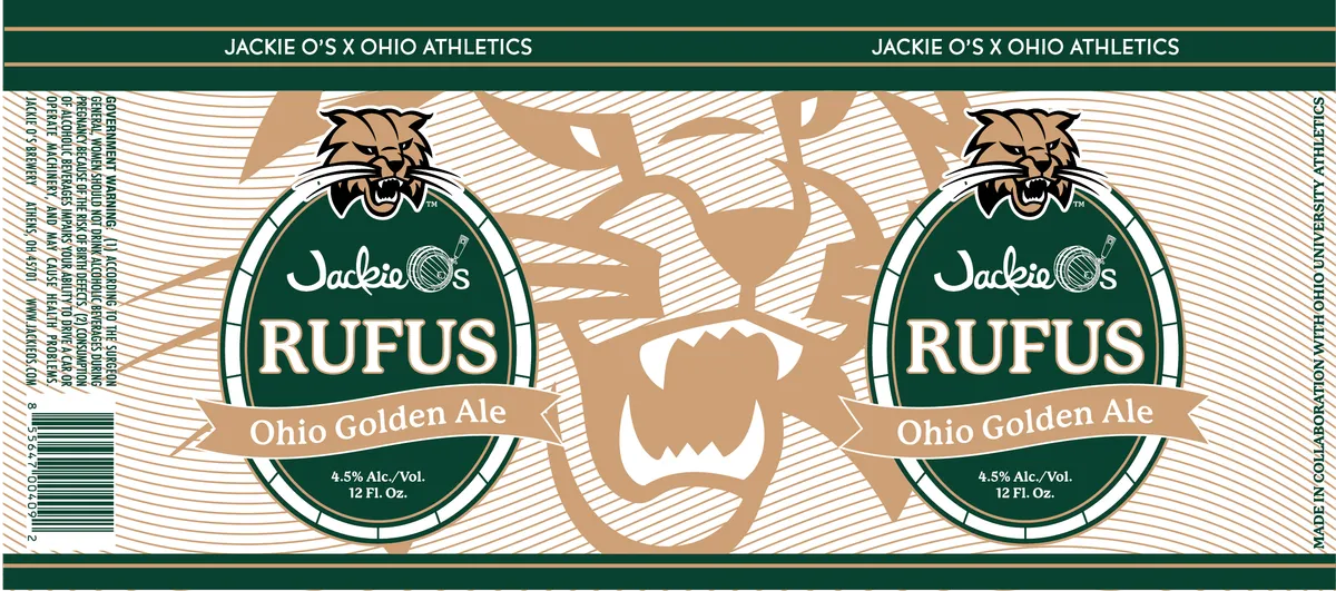Rufus Ohio Golden Ale label