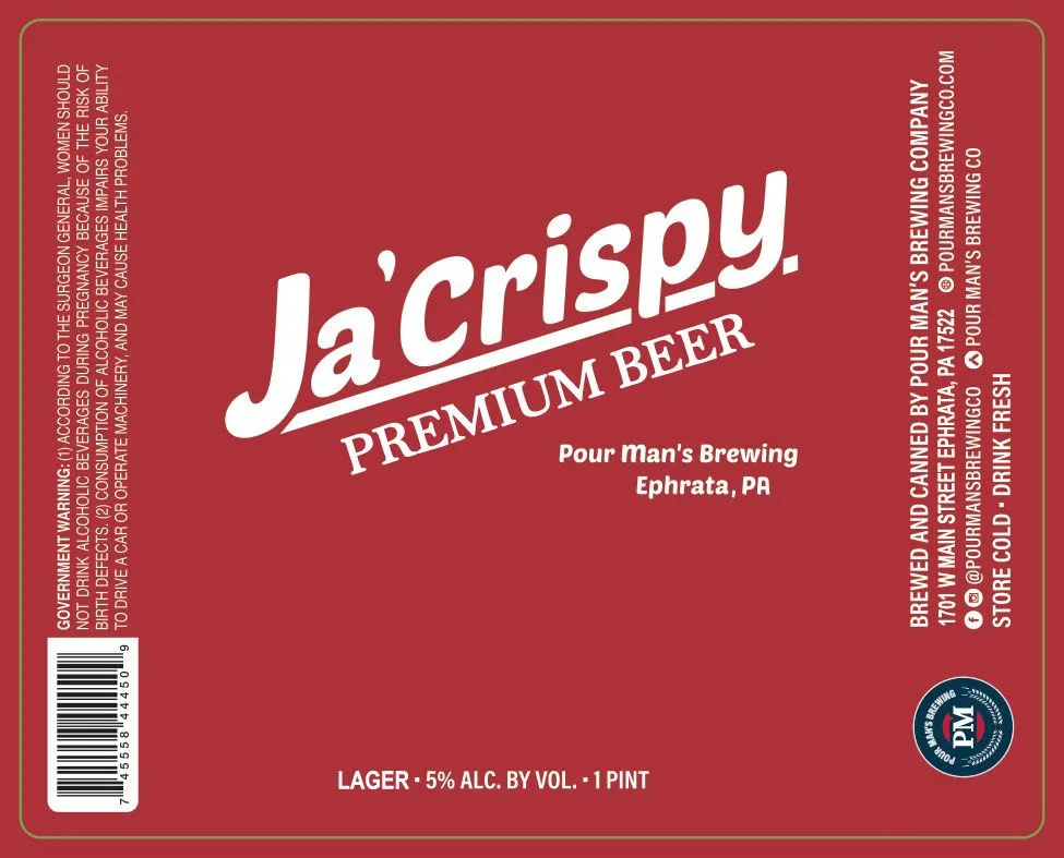 Ja'crispy label