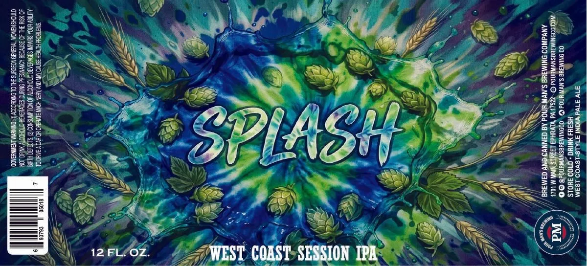 Splash label