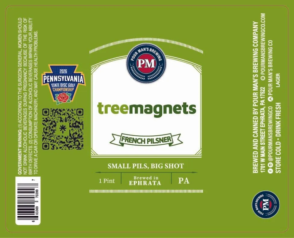 Treemagnets French Pilsner label