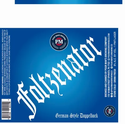 Foltzenator Doppelbock label