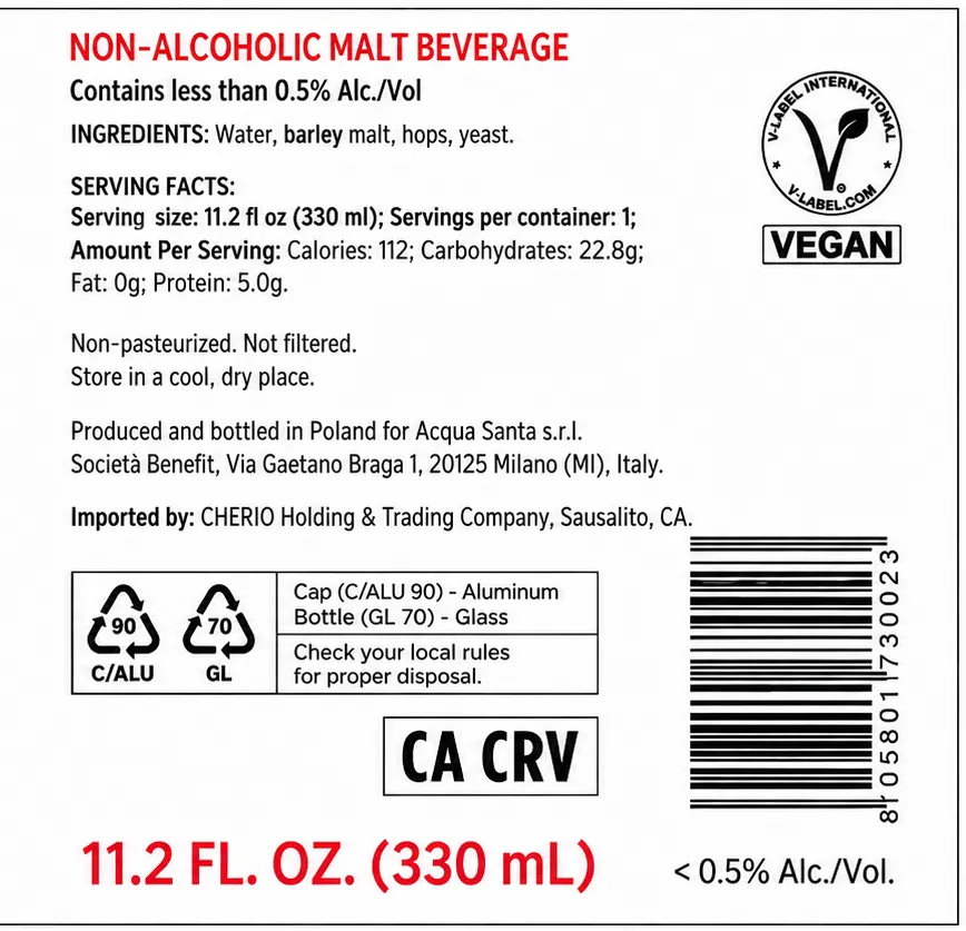 Sodamore Blonde label