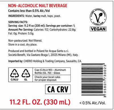 Sodamore Blonde label