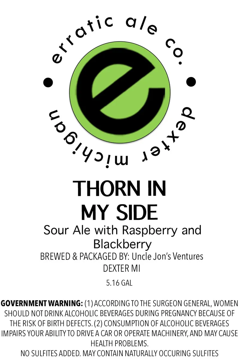 Thorn In My Side label