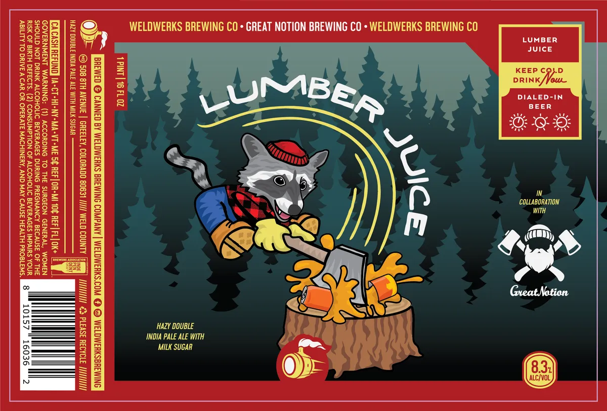 Lumber Juice label