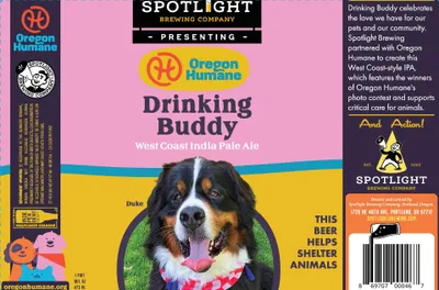 Drinking Buddy label