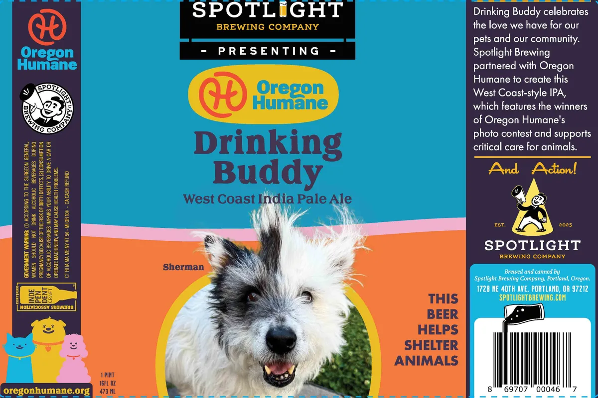 Drinking Buddy label