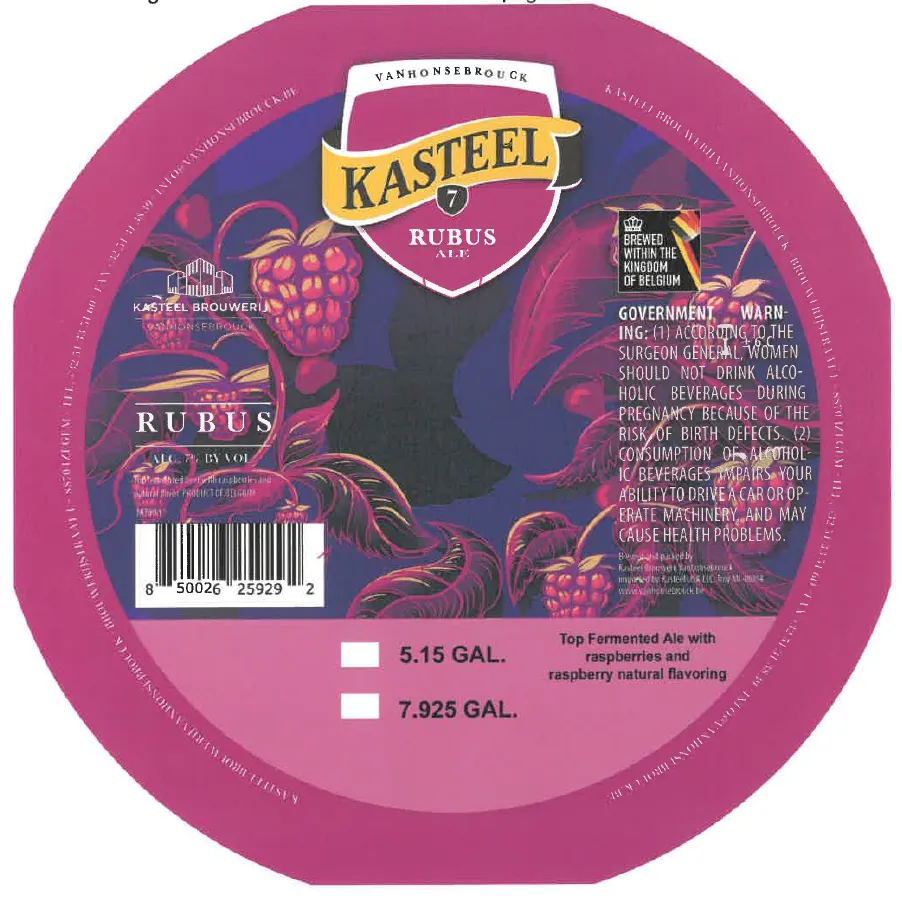 Rubus Ale label