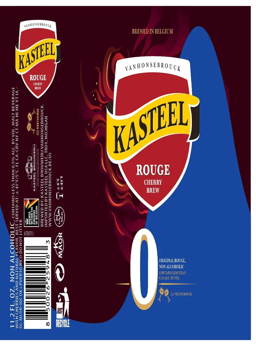 Rouge Cherry Brew label