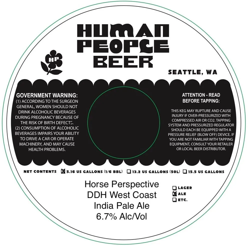 Horse Perspective label