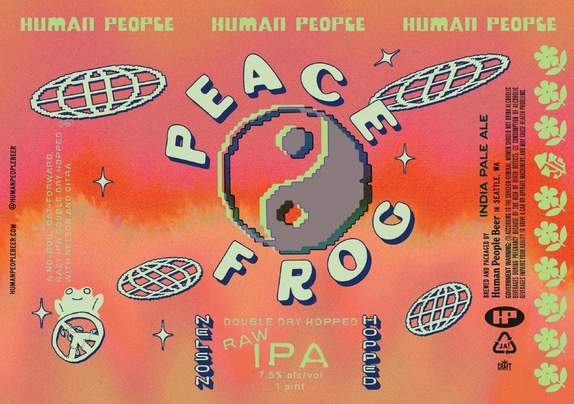 Peace Frog label