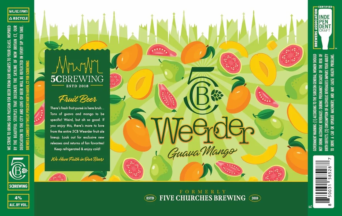 Weerder Guava Mango label