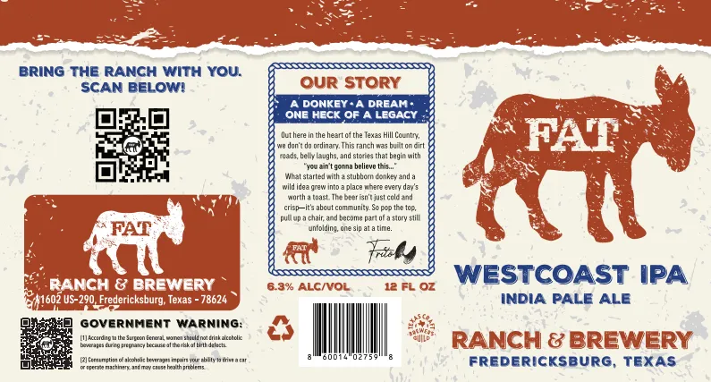 Westcoast IPA label