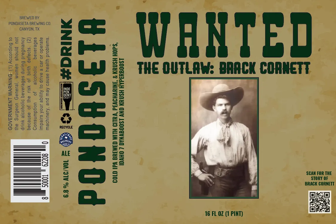 The Outlaw: Brack Cornett label