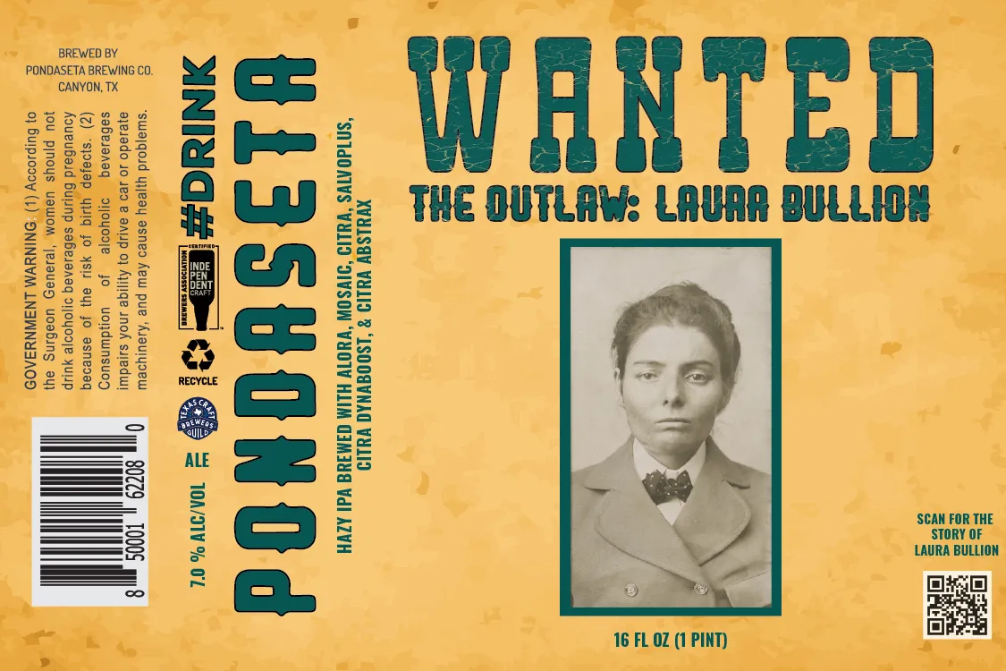 The Outlaw: Laura Bullion label