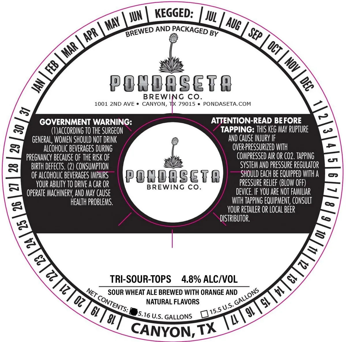Tri-Sour-Tops label